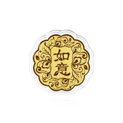六福珠寶黃金工藝品 - "如意"999.9黃金工藝品