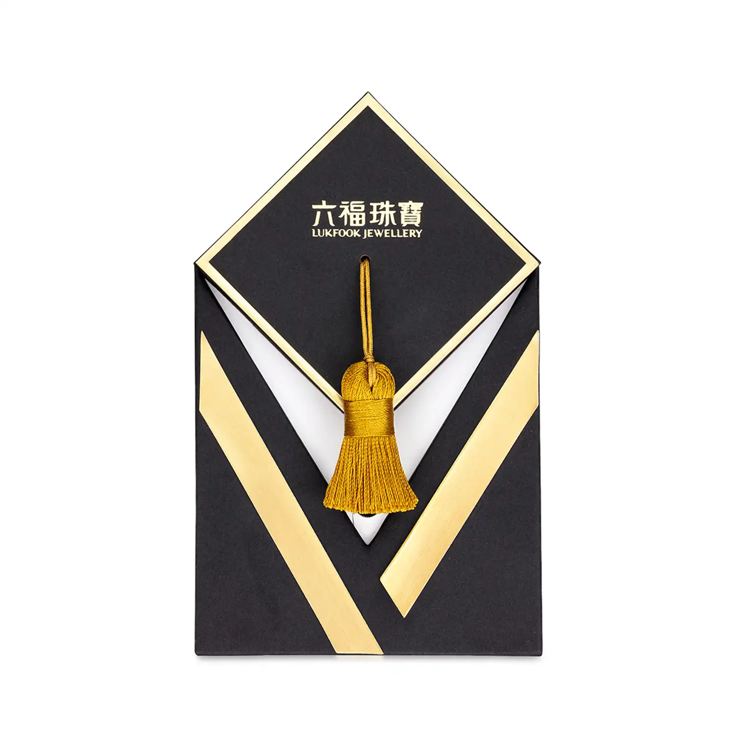 六福珠寶黃金工藝品 - “畢業證書”999.9黃金工藝品連四方帽專屬包裝