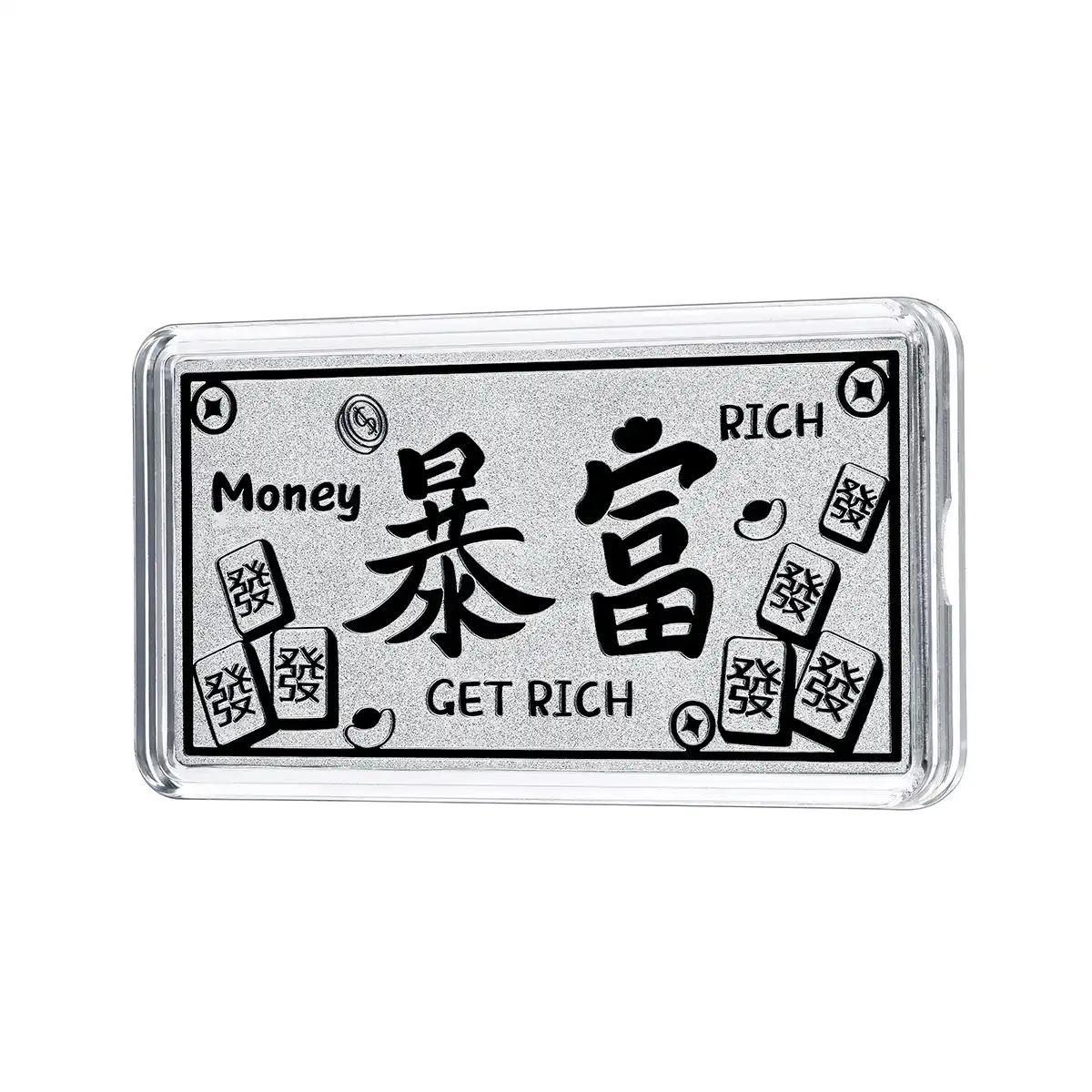 六福珠寶鉑金金條 - “暴富”999.5鉑金金條