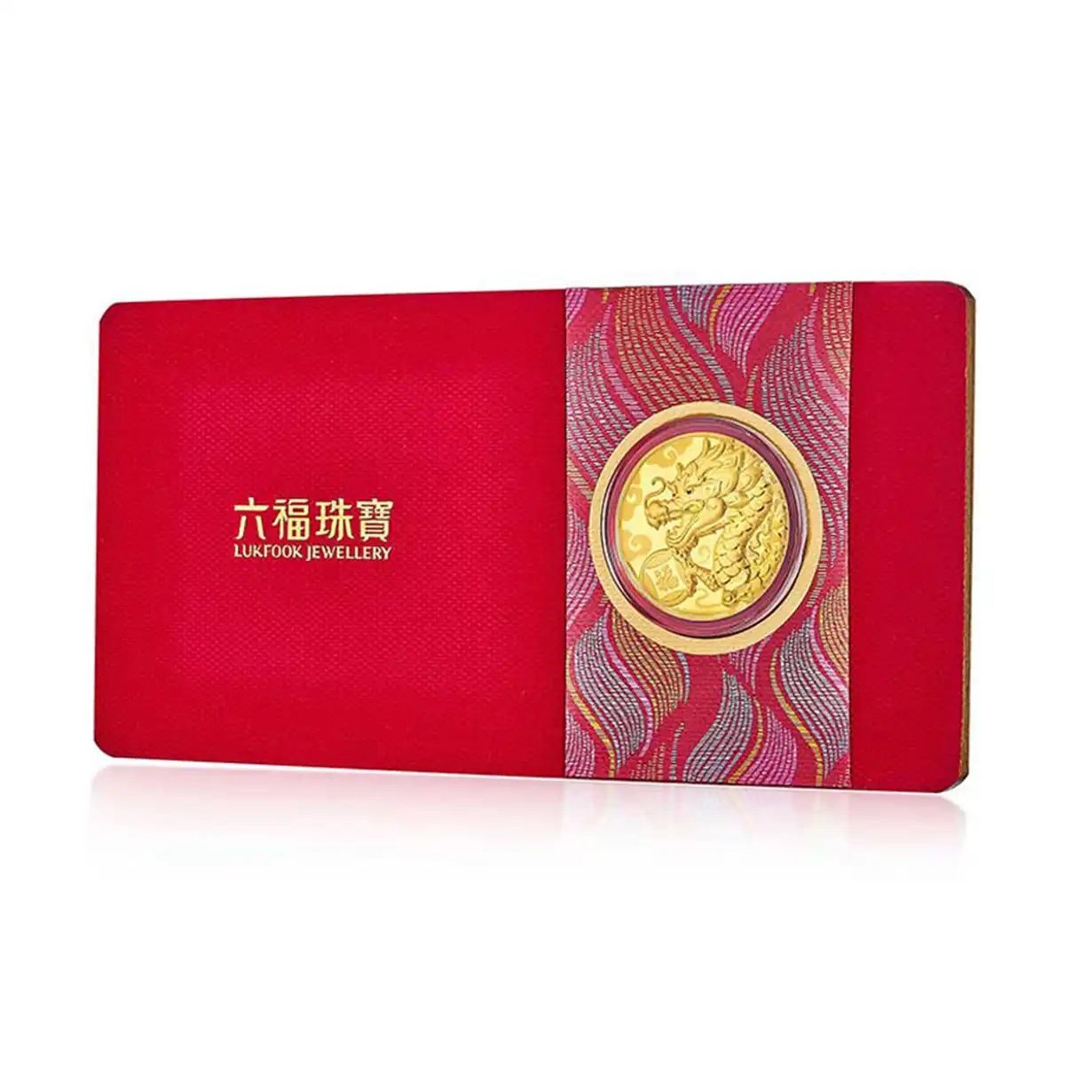 六福珠寶黃金工藝品 - "接龍獻福"999.9黃金工藝品