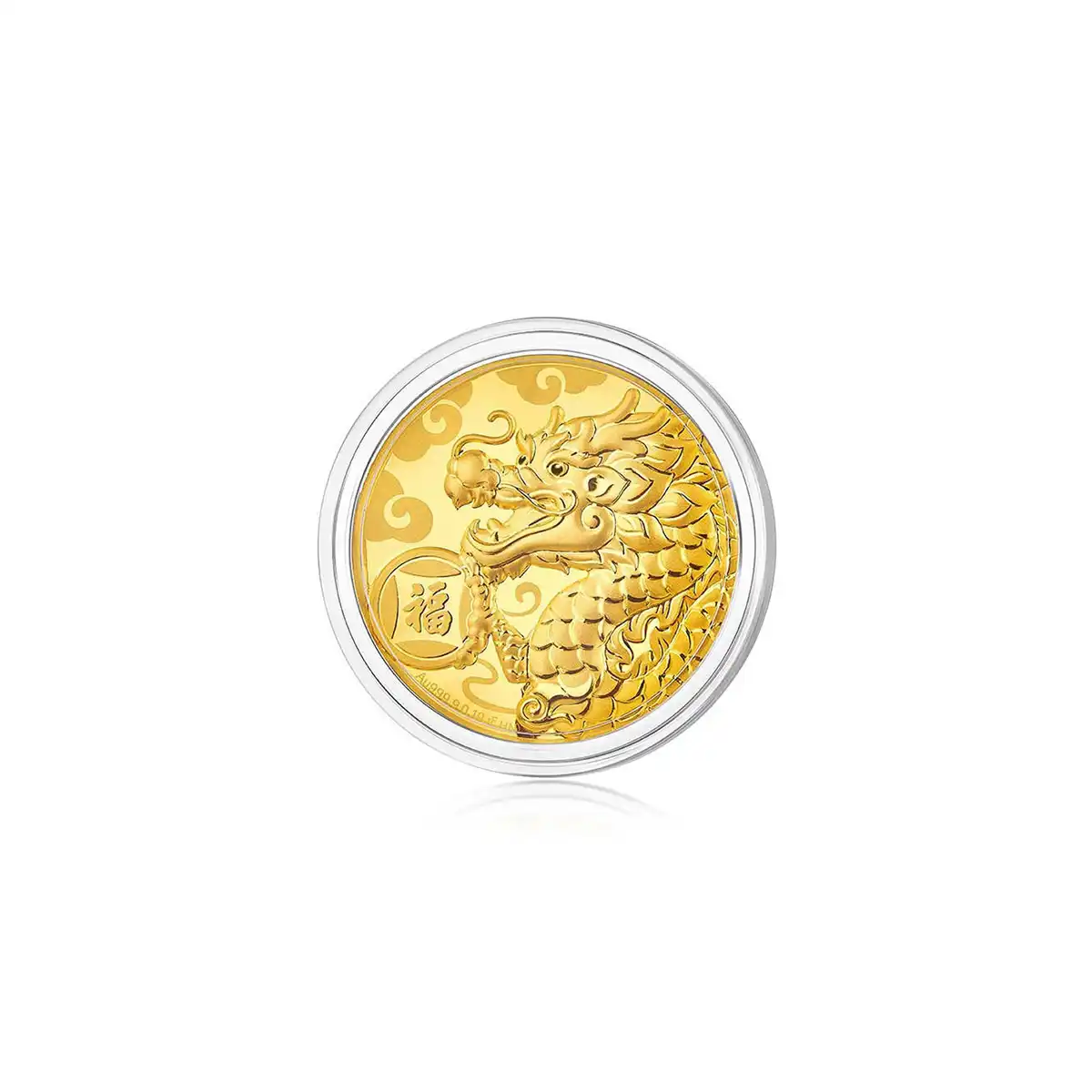 $t('六福珠寶')黃金工藝品 - "接龍獻福"999.9黃金工藝品