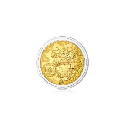 六福珠寶黃金工藝品 - "接龍獻福"999.9黃金工藝品