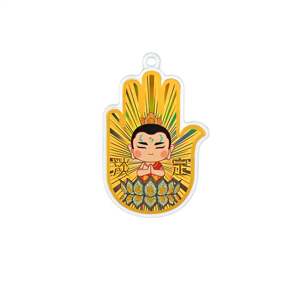 $t('六福珠寶')黄金工艺品 - "淡定小金刚"999足金多功能工艺品
