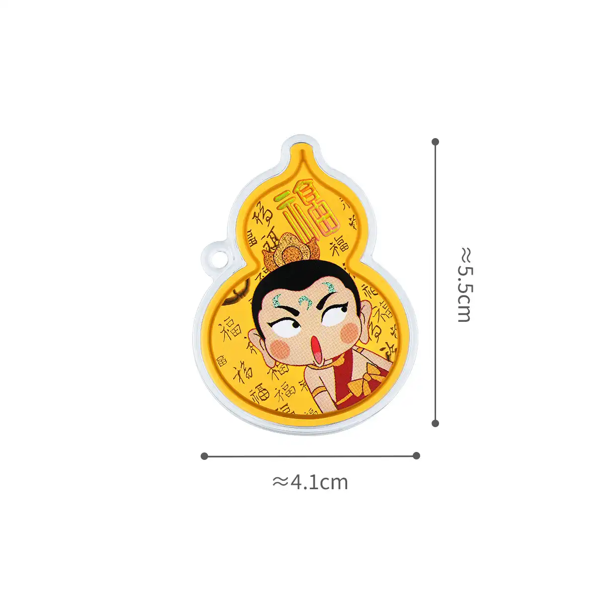 六福珠宝黄金工艺品 - "一鸣惊人小金刚"999足金多功能工艺品