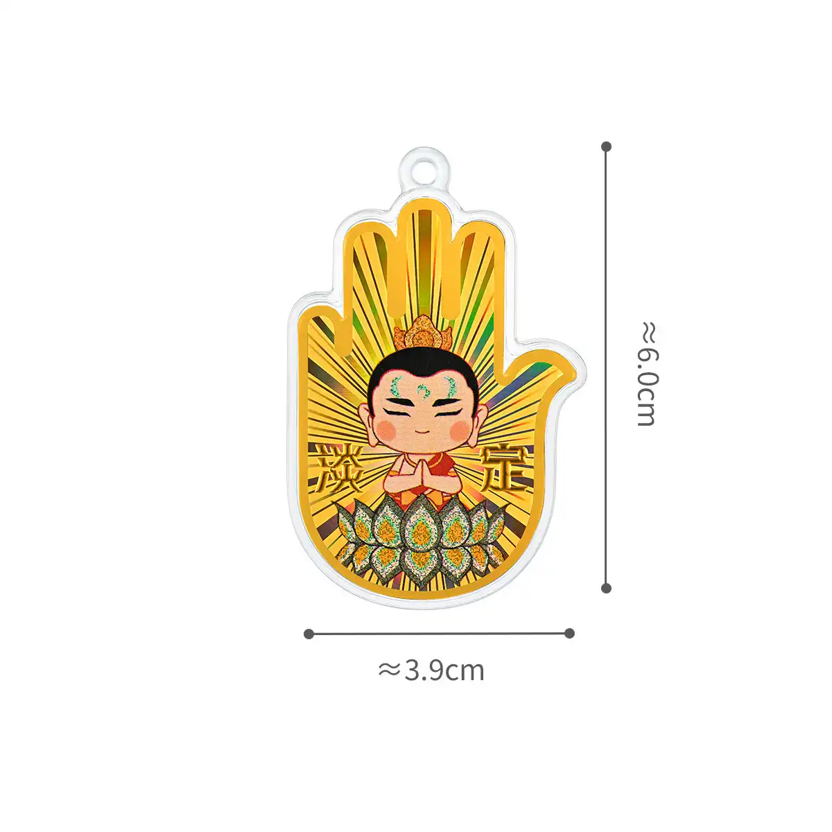 六福珠宝黄金工艺品 - "淡定小金刚"999足金多功能工艺品