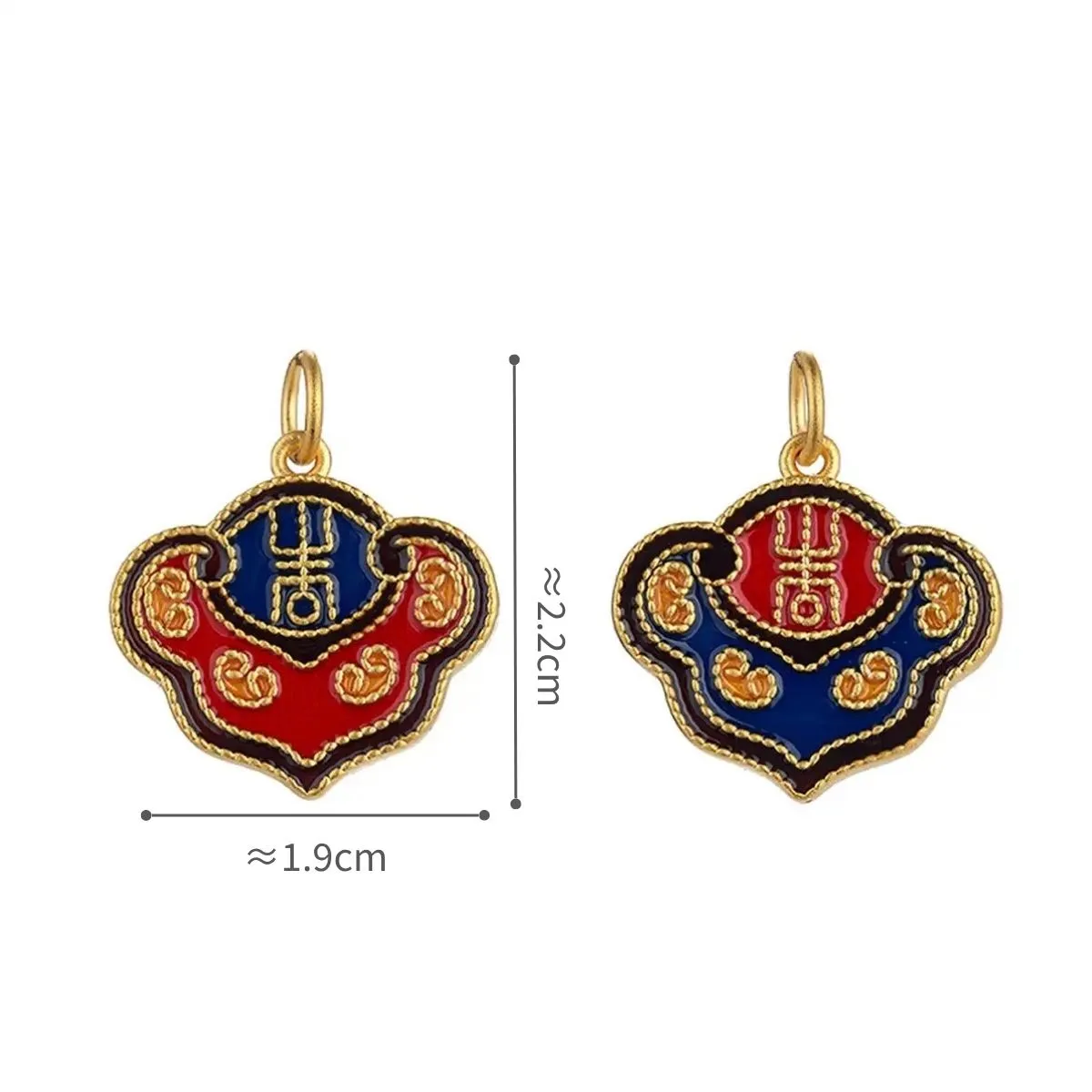 六福珠寶黃金吊墜 - "吉祥如意"999足金吊墜