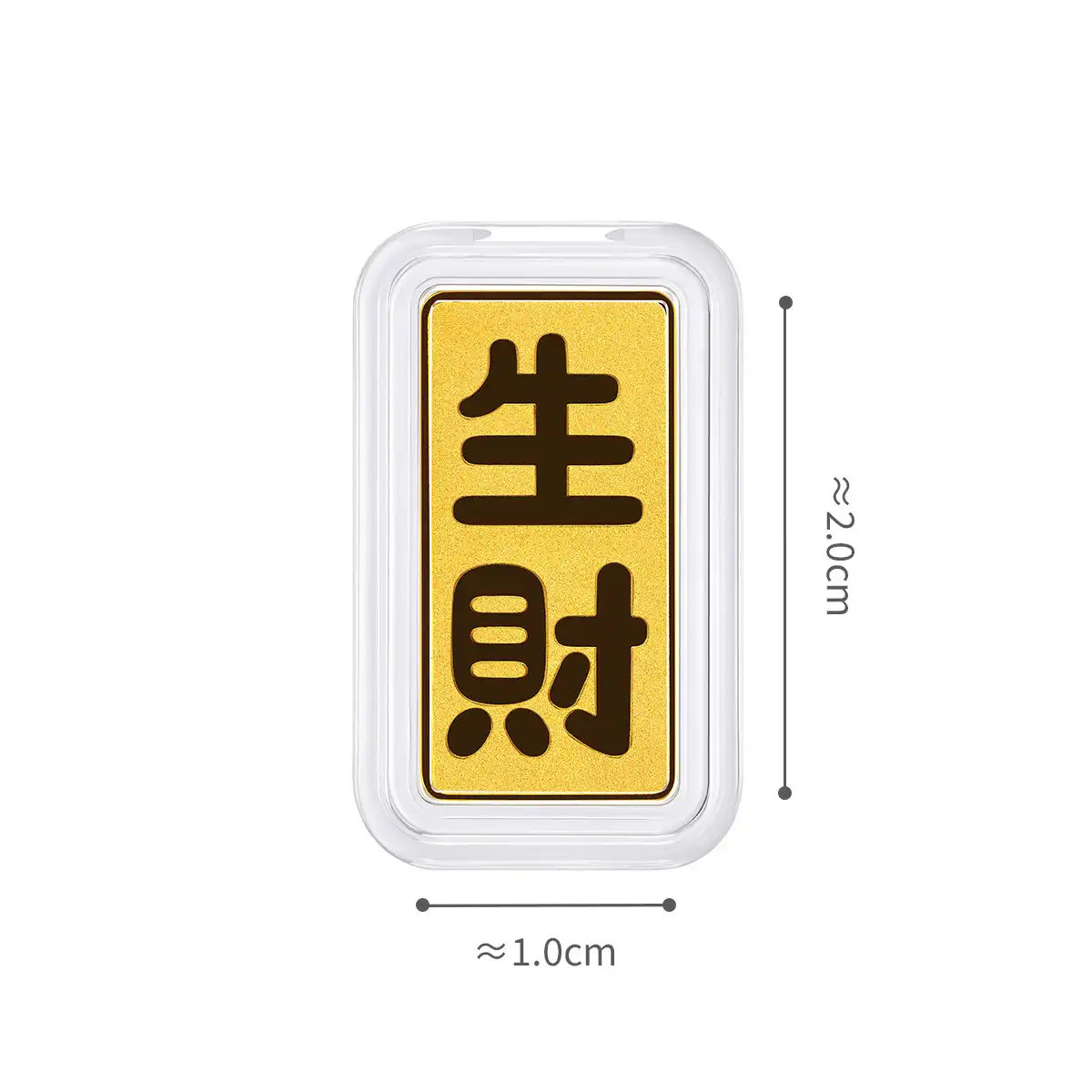 六福珠寶黃金金條 - “生財”999.9黃金金條
