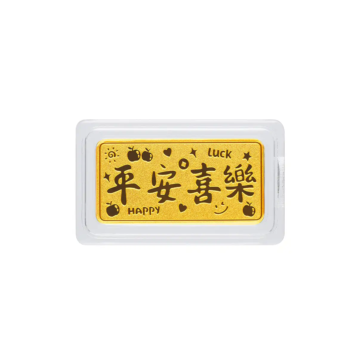 六福珠宝黄金金条 - “平安喜乐”999.9黄金金条